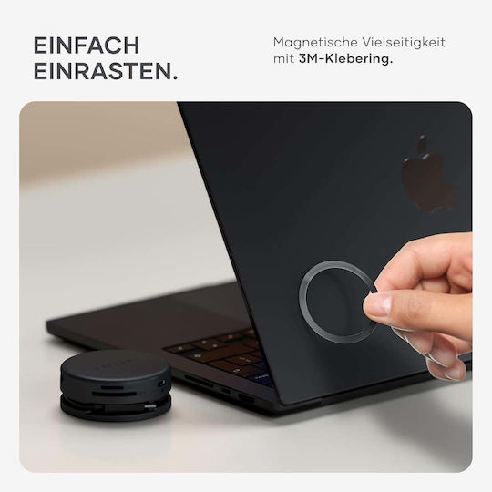 Satechi OntheGo USB-C Docking Station με HDMI 4K PD Ethernet Μαύρο