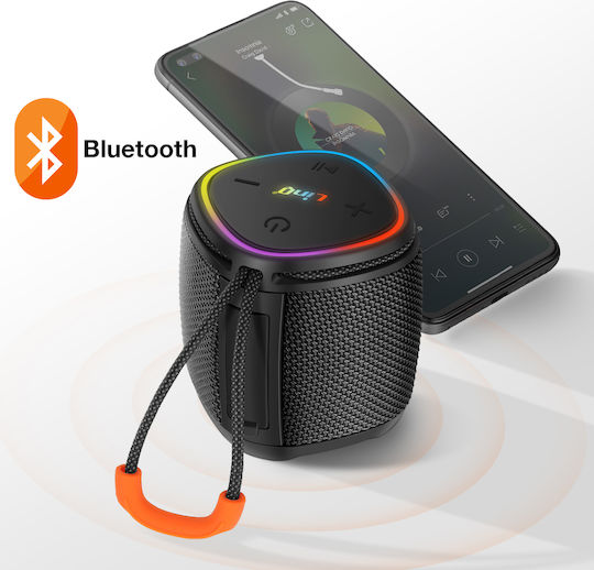 LinQ PK6828 Bluetooth високоговорител с живот на батерията до 5 часа Черен