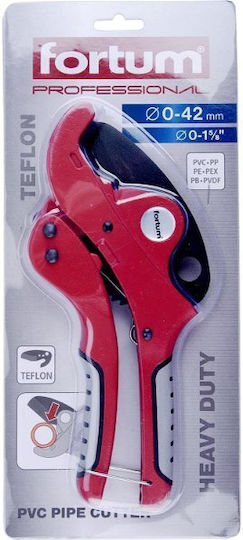 Fortum Tăietor Manual de Țevi cu Diametrul Maxim de 42 mm pentru Plastic / PEX 4775011
