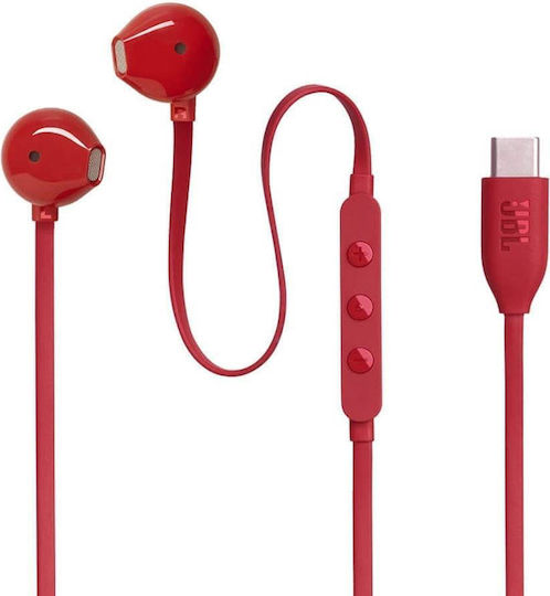 Usb-c Headphones Jbl Tune 305c Dac Handsfree Jblt305cblk Red