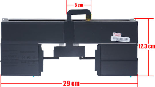 Батерия за лаптоп за Apple MacBook Air 13" M2 2022 A2681 EMC 4074 A2669 661-26150 11.55v 53.13wh 4600mah гъвкав кабел 16 пина Код 1-bat0878