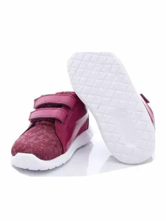 St Trainer Evo Gleam V Детски Маратонки с Велкро Бордо