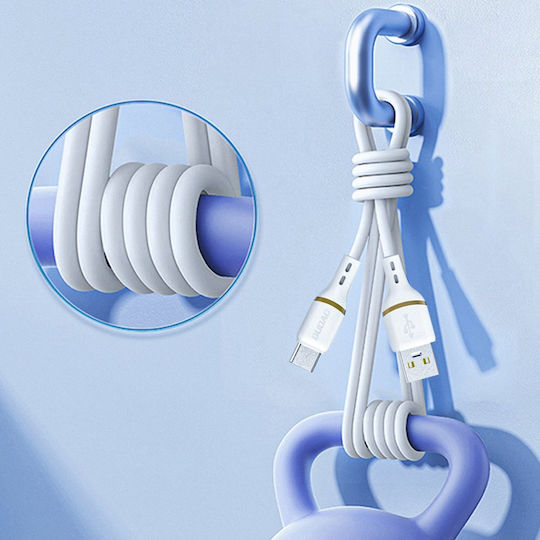 Dudao USB-A to Lightning Cable 30W White 1m 304004-204492