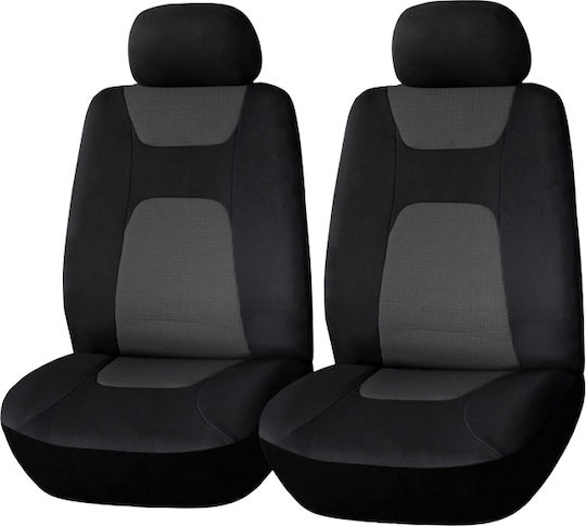 Cartech Huse Față Auto 6buc Poliester Gri