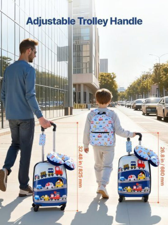 Vevor Reise Koffer Hart Blau Mit 4 Räder Set 5 Stück