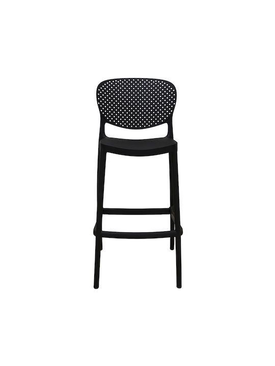 Gartenhocker aus Polypropylen Joy Schwarz 47x48x103cm Gartenhocker aus Polypropylen Joy Schwarz 47x48x103cm