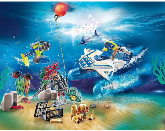 Playmobil Фигури Police Diving Mission за 1,5+ години години