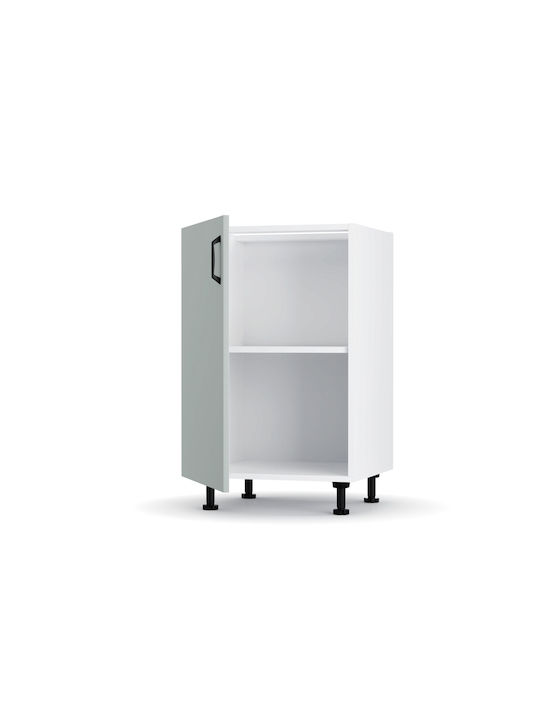 Modest Ντουλάπι Νεροχύτη Γκρι 50x48x82εκ.