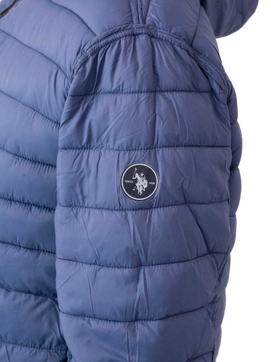 Assn Jacke Puffer Mπλε-pουα