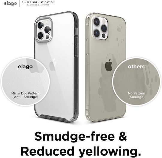 Elago Umschlag Rückseite Silikon Transparent (iPhone 2020, elago)