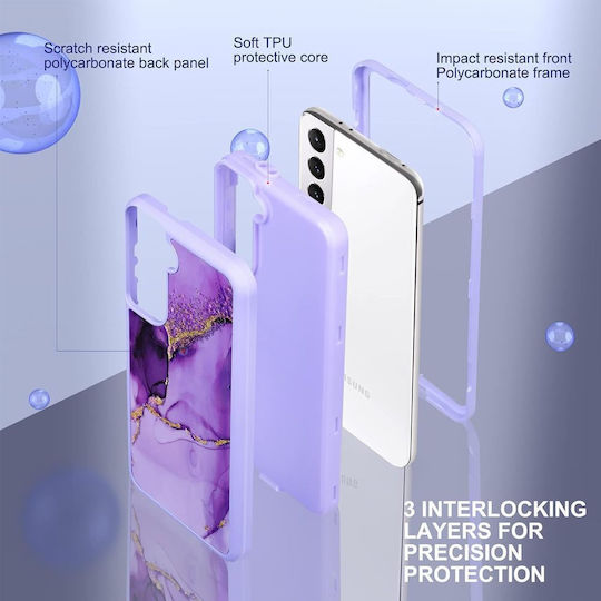 Back Cover Σιλικόνης Μωβ (Galaxy S21 5G)