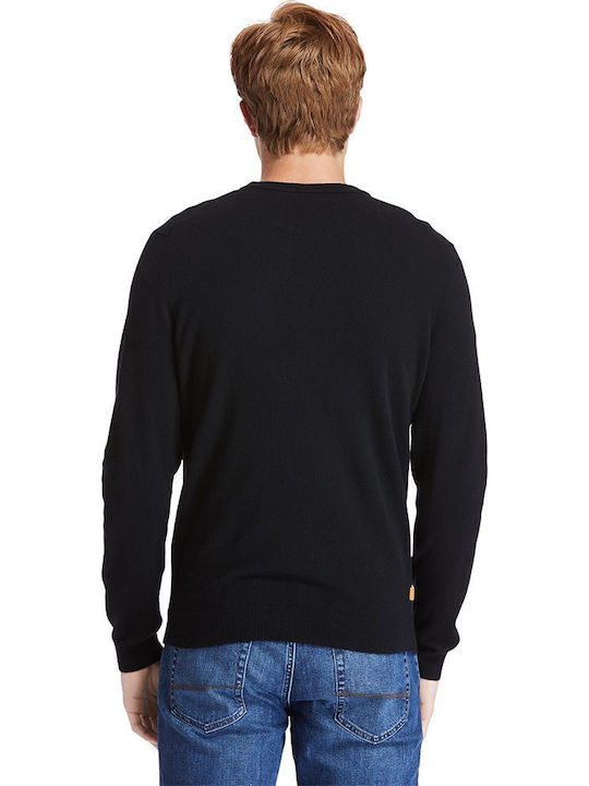 Williams River Crew Long Sleeve Sweater Black