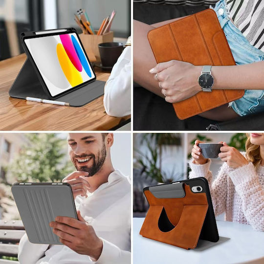 Tech-Protect Flip Cover Καφέ (iPad 10.9” 2022, iPad 11” 2025)