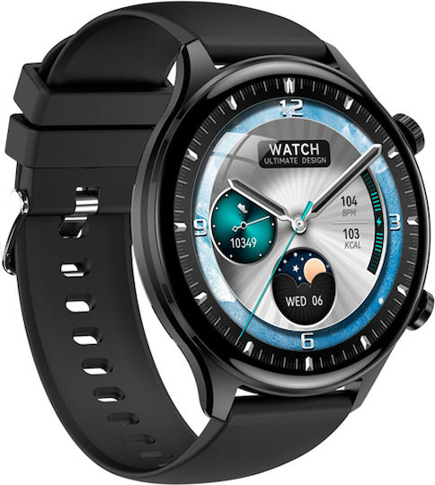 XO J14 Smartwatch with Heart Rate Monitor (Black)