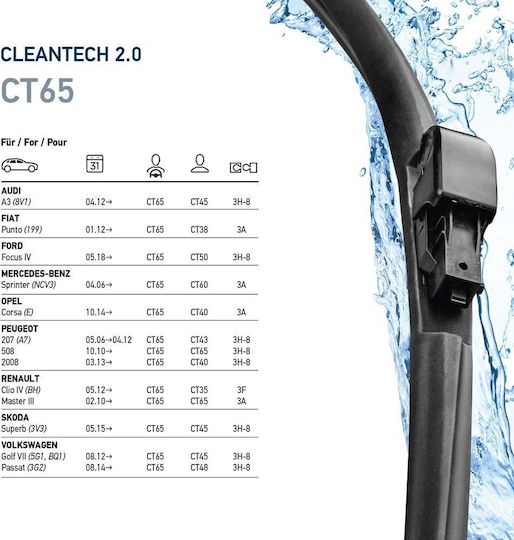 Hella Cleantech Lamelă Ștergător Auto Șofer 660mm