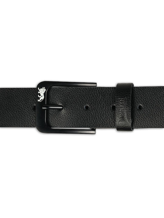 Coppull Herren Gürtel Leder Schwarz