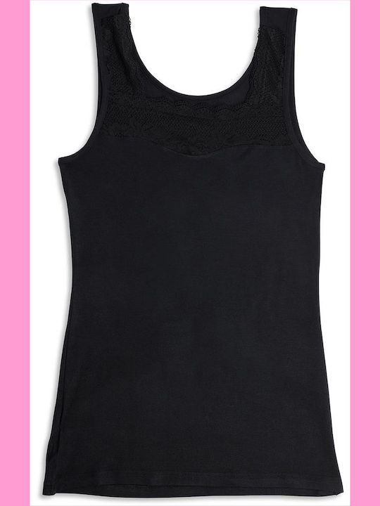Women's Sleeveless T-Shirt Black