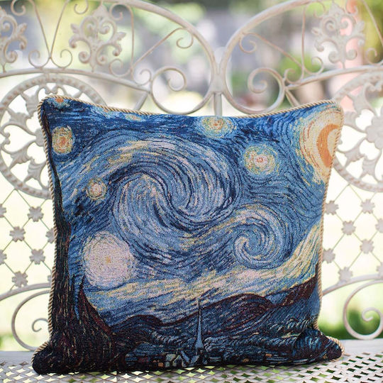 Signare Decorative Pillow Case Van Gogh Van Gogh Starry Night 45x45cm