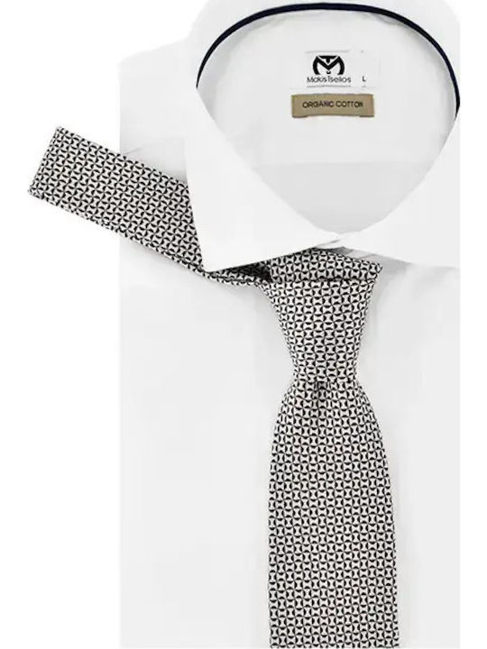 Monte Napoleone Men's Tie in Burgundy Color
