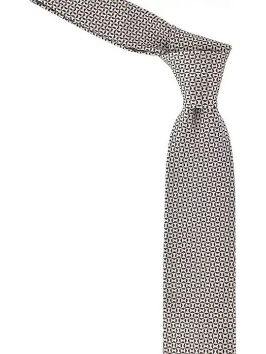Monte Napoleone Men's Tie in Burgundy Color