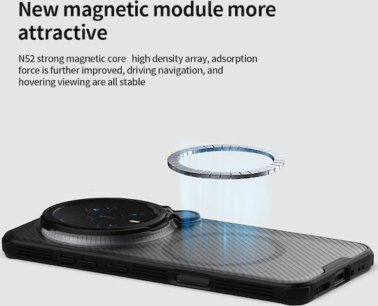 Nillkin Camshield Prop Magnetic Umschlag Rückseite Kunststoff / Silikon Transparent (OnePlus 8 ProRealme 8/8 Pro)