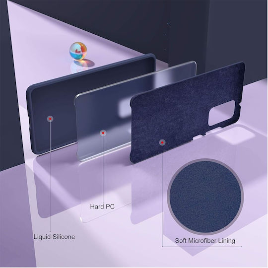 Back Cover Silicon / Plastic Albastru (Galaxy S20 FE)