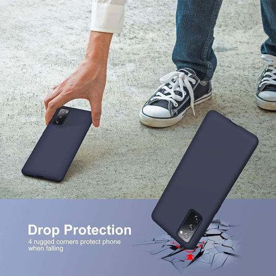 Back Cover Silicon / Plastic Albastru (Galaxy S20 FE)