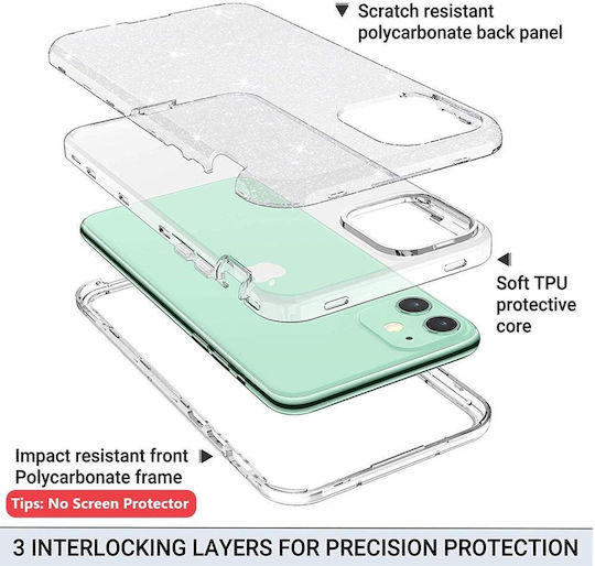 Back Cover Silicon / Plastic Transparent (iPhone 11)