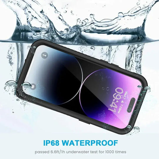 Задна корица Силикон Водоустойчив Черен (iPhone 14 ProNokia 1.3)