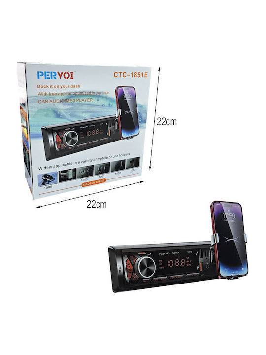 PerVoi Sistem Audio Auto 1DIN (USB)