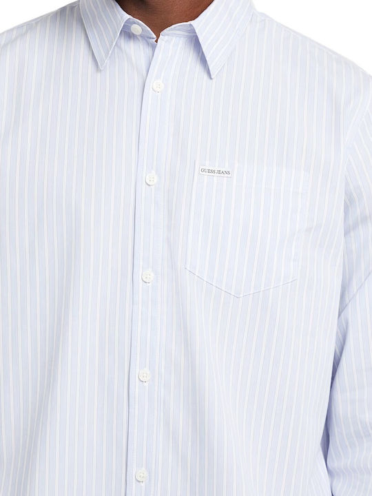 Shirt Long-sleeved Shirt Striped Blue