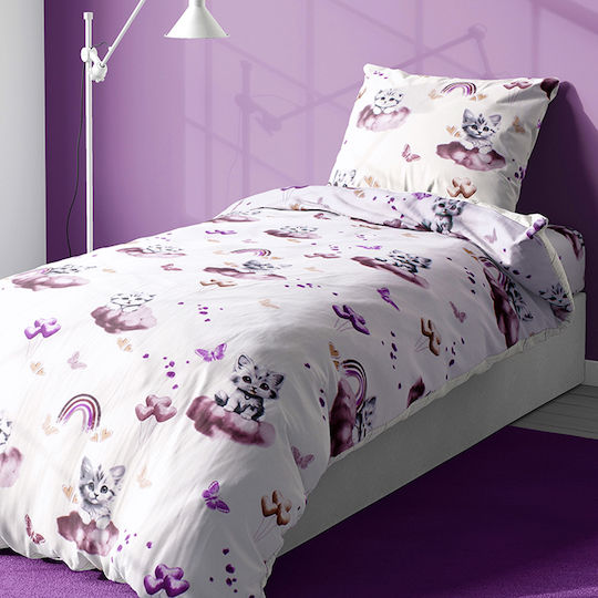 Dimcol Детско покривало Единично Mauve 160x240cm