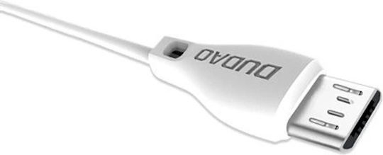 Dudao Cablu Micro USB Tip Regular USB 2.0 Alb 1m 304004-204518 1 Bucată