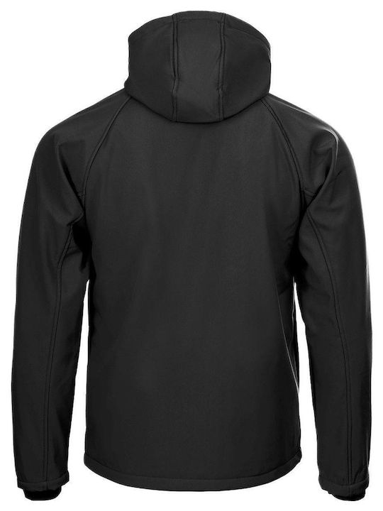 Stenso Reef Work Jacket Softshell with Hood Black