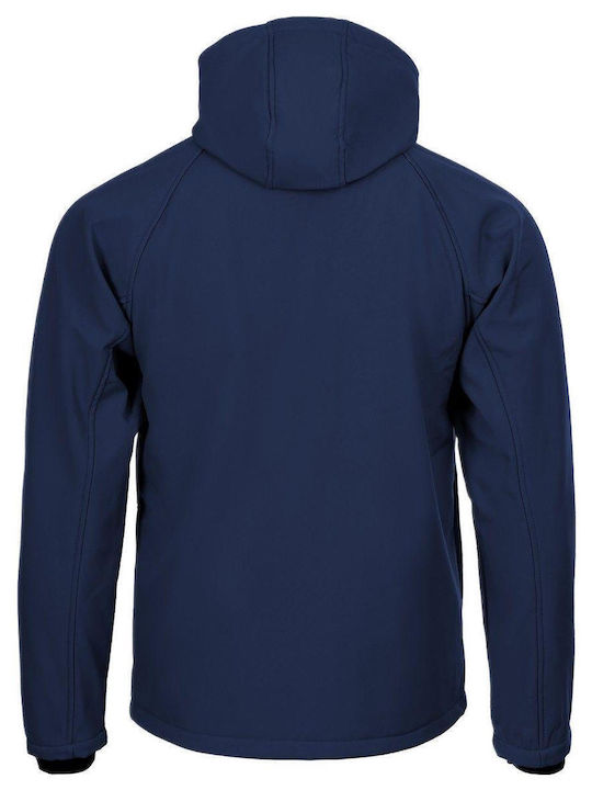 Stenso Reef Work Jacket Softshell with Hood Navy Blue