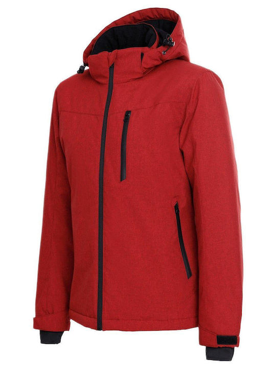 Stenso Montana Work Jacket Cold with Detachable Hood Red