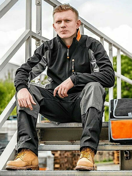 Neo Tools Work Jacket Softshell Black