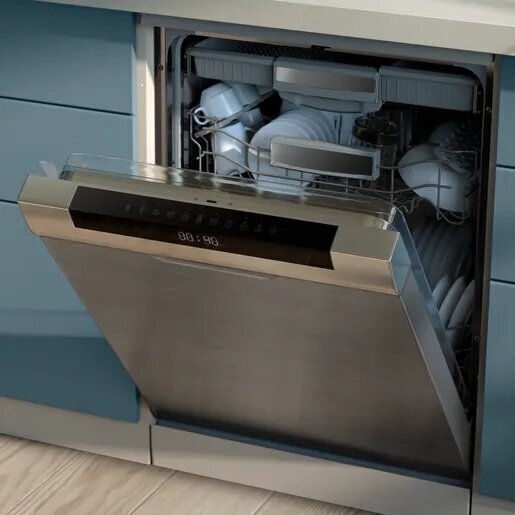 Philips Heißluftfritteuse mit Doppel-Abnehmbarer Korb 10Es Schwarz NA462/70
