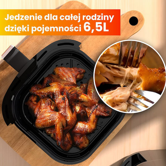 Extralink Air Fryer 6.5lt Black