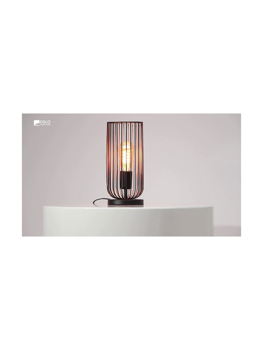 Eglo Roccamena Lustră Decorativă cu Soclu pentru Bec E27 Negru