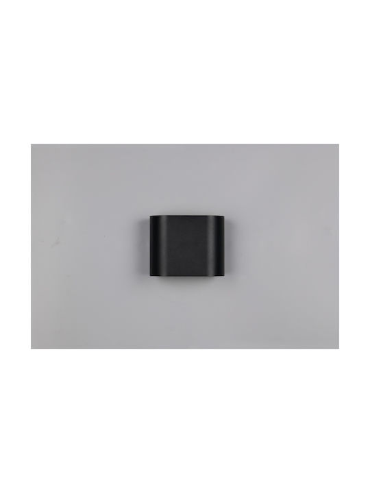 Trio Lighting Alani Φωτιστικό Τοίχου με Ντουί G9 Μαύρο 15x8x12εκ.