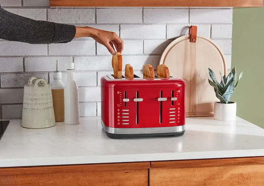 Kitchenaid Toaster 4 Schlitze 1960W Rot