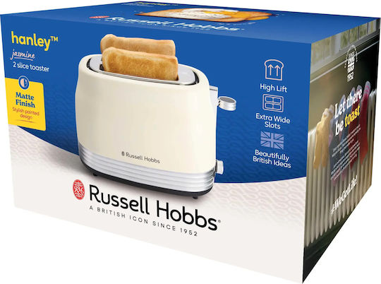 Russell Hobbs Prăjitoare De Pâine 2 Sloturi 930W Bej
