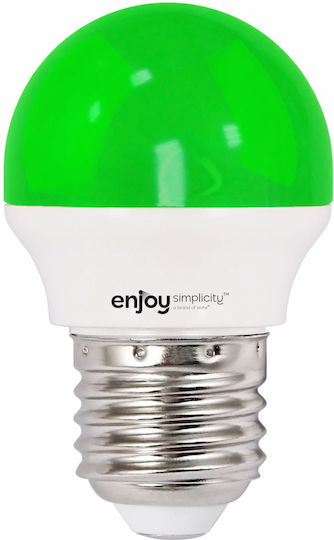 Elvhx Enjoy Simplicity LED Bulb 1.8W 72mm for Socket E27 and Shape P45 Green 160lm