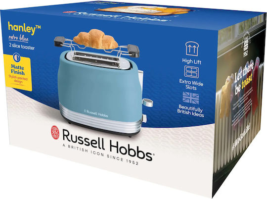 Russell Hobbs Toaster 2 Schlitze 930W Blau