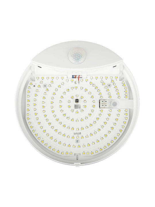 V-TAC Outdoor Ceiling Flush Mount with Integrated LED in White Color 23420