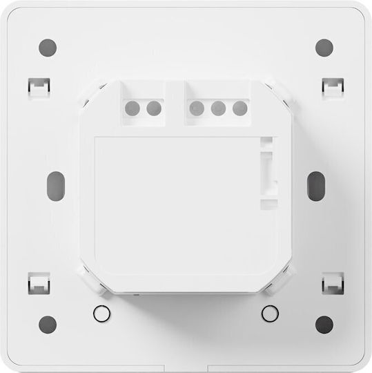 Tesla Vertieft Wandschalter Wi-Fi Beleuchtung Zwei-Wege mit Rahmen Weiß