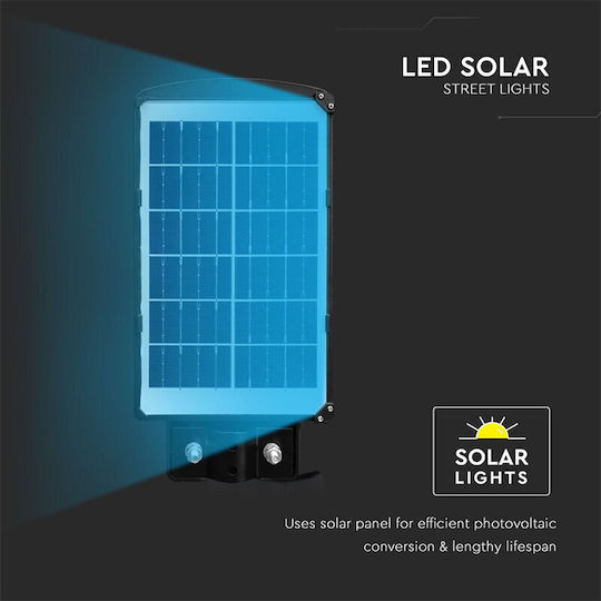 V-TAC Street Solar Light 6W 800lm Cold White 6000K with Remote Control IP65