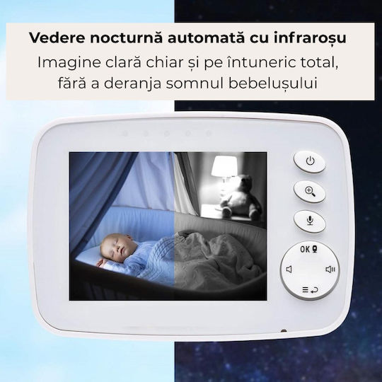 Kidizi SM32 Ασύρματη Ενδοεπικοινωνία Μωρού με Αμφίδρομη Επικοινωνία & Νανουρίσματα