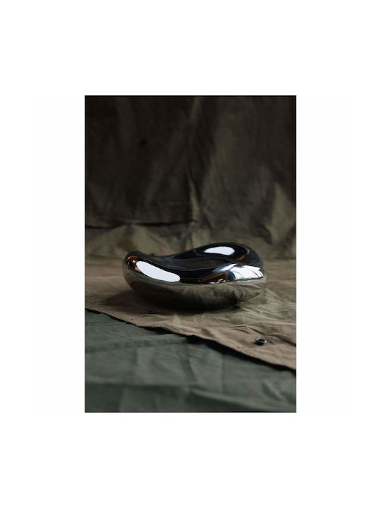 Μπολ Gleam Glass Chrome Ηkliving 27 X 26 X 10 Cm